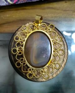 Radha Krishna Hand-painted Pendant