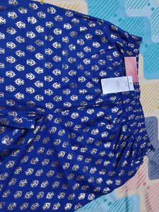 Printed Blue pant