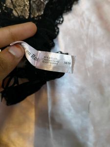 Black Lace Thong Lingerie