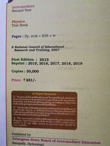 Intermediate Second Year Physics Textbook