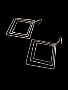 Square Drop Earrings