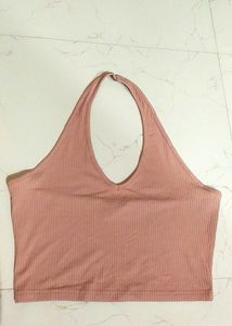 Dusty Rose Halter Top