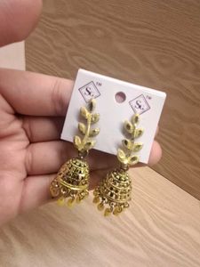 Yellow Jhumka
