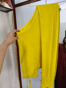 Multicolored Collared Kurta With Chudidar Payjam