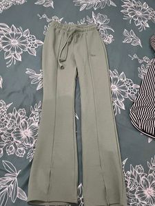 Olive Green Flare Leggings