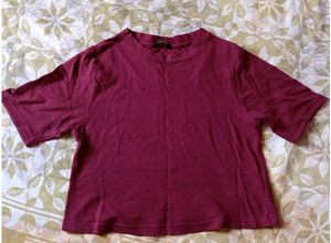 Wine Colour Zudio Top