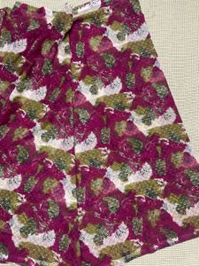Pink Printed Saree
