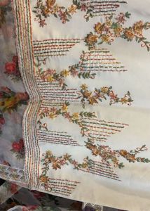 Floral Embroidered Suit Set