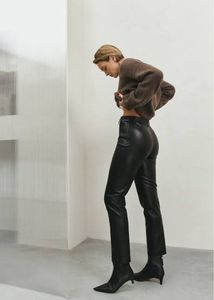 Zara Faux Leather Vintage Pant
