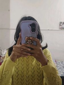 Yellow Knit Sweater