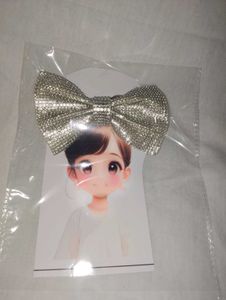 Sparkly Bow Hair Clip