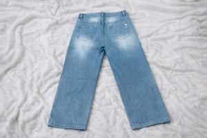 Ripped Wide Leg Jeans