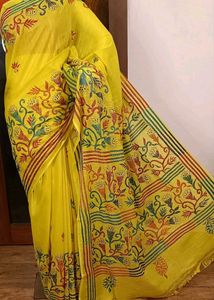 Kantha Stitched Saree