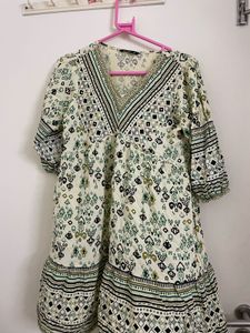 Patterned Mini Dress