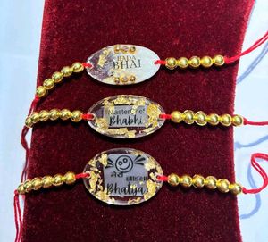 Resin Rakhi Set