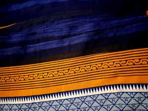 Saree Navy Blue