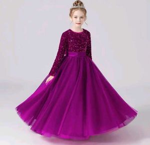 Elegant Purple Princess Dress