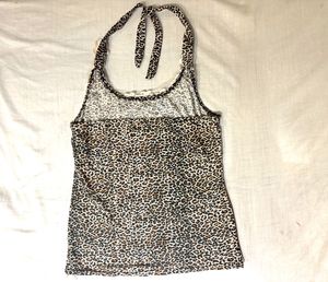 Beautiful Leopard Print Halter Top