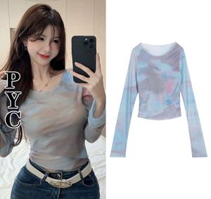Tie-dye Long Sleeve Top