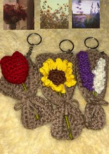 Handmade Bouquet Keychains