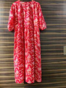 Floral Print Kurta
