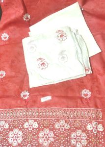 Unstitched Pure Cotton Dress Material , New Stock