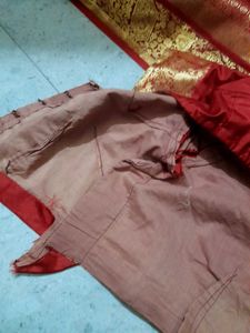 Red Banarsi Saree