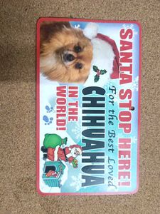 Chihuahua Christmas Sign