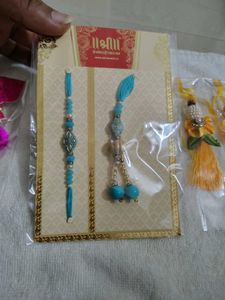 4 pairs of Rakhi for Bhaiya and Bhabhi