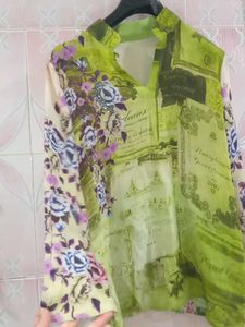 Beautiful Georgette Kurti And Top