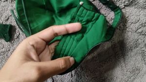Green Sequence Blouse
