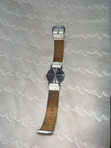 Timex White Leather Watch