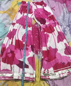 Girl Sharara Suit  Label Size 34