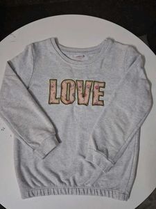 Cute 'Love' Girls Sweatshirt