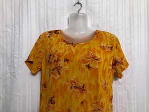 Yellow Short Sleeve Top