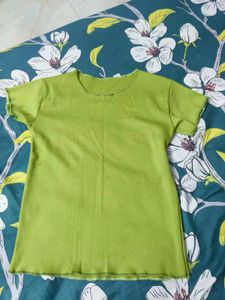 Lime Green Stretchable Top