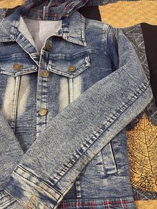 Denim Jacket with Hood
