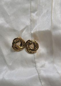 Round Studs Gold, Premium Stainless Steel Anti-Tar