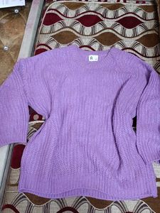 Lavender Knit Pullover