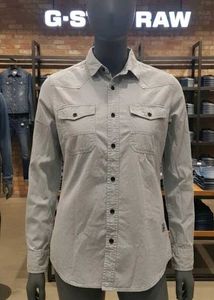 GStar Raw Double Pocket Cargo Light Grey Shirt