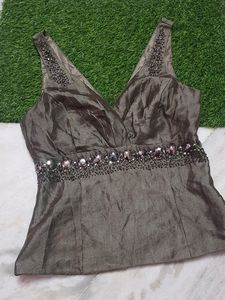 Beaded Partywear Top