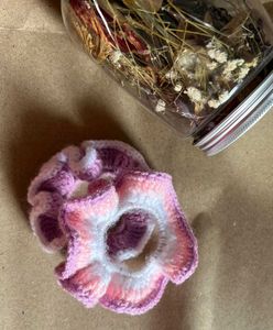 Handmade Crochet Scrunchies - Set of 2