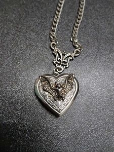 Gothic heart locket