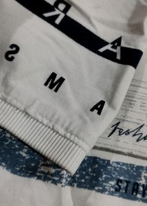 Marvilosa White Back Printed T Shirt