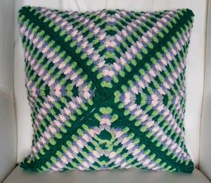 Crochet Pillow Cover
