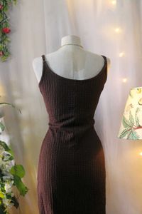 Brown westside Bodycon Dress