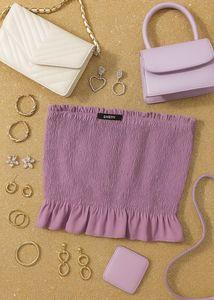 SHEIN - 🌸 Lilac Chic Tube Top  🌸