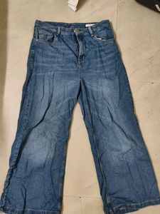 Wide Leg Zudio Blue Jeans