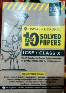Oswal 10 Years Solved Papers ICSE Class 10th