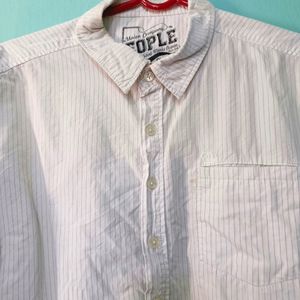 People White Stripped Shirt